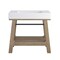 James Martin Vanities Auburn 36in Single Sink Console, Weathered Timber w/ Glossy White Mineral Composite Stone Top 165-V36-WTB-GW - alternate 5